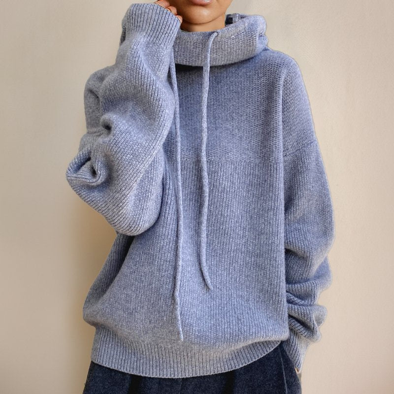 Damen Gemütlicher Rollkragenpullover aus Merinowolle