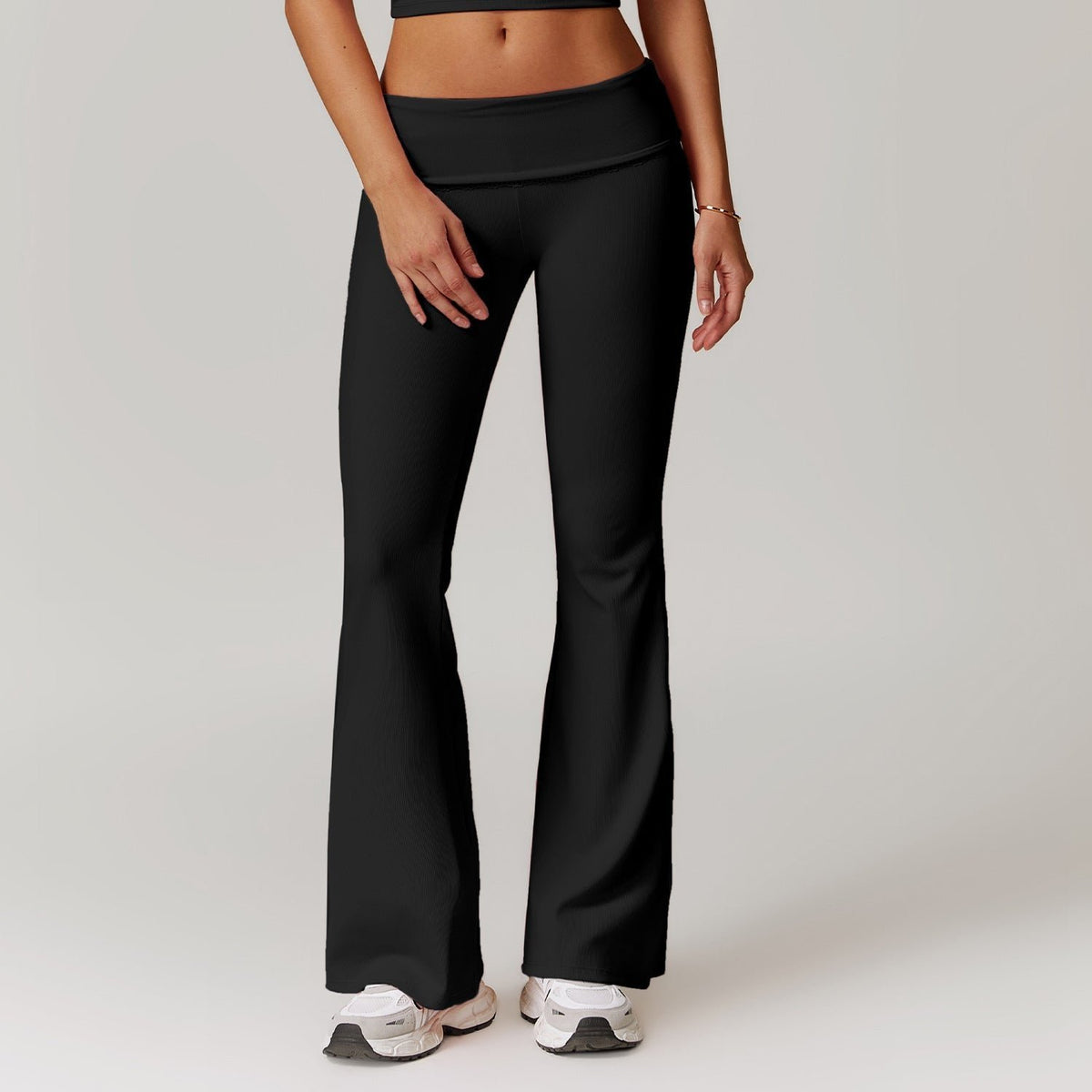 Damen Stilvolle Leggings mit Schlag