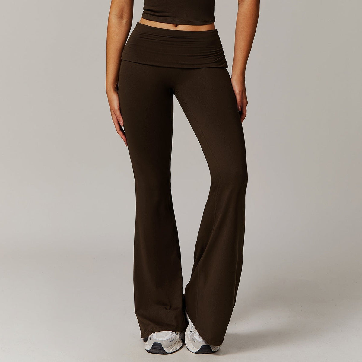 Damen High-Waist Flare-Leggings