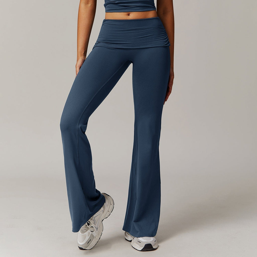 Damen High-Waist Flare-Leggings