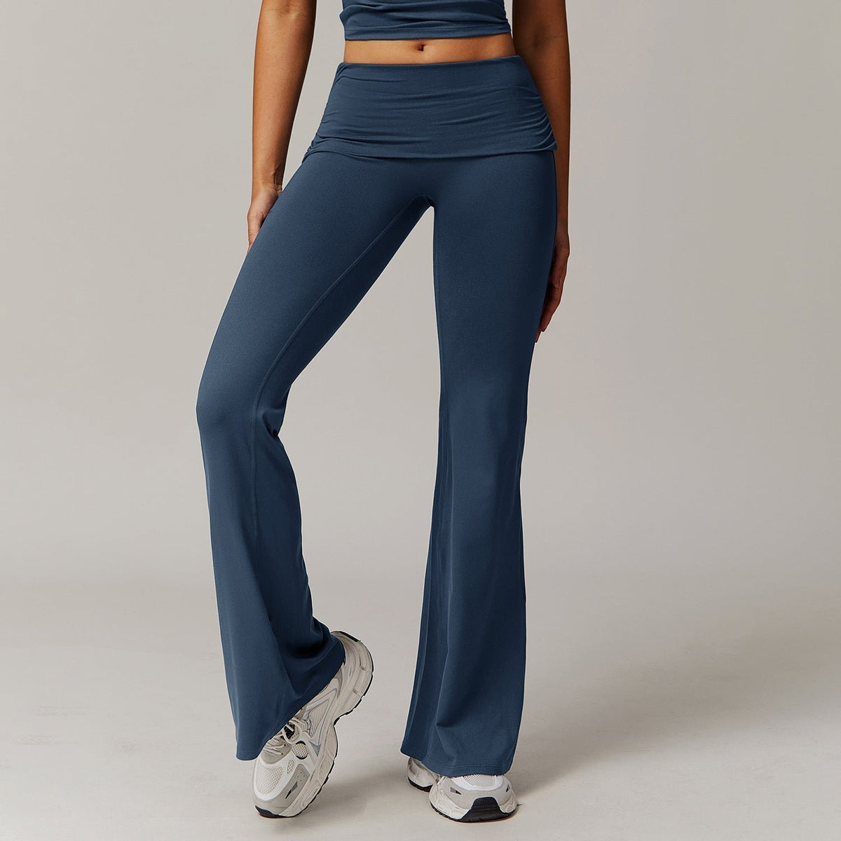 Damen High-Waist Flare-Leggings