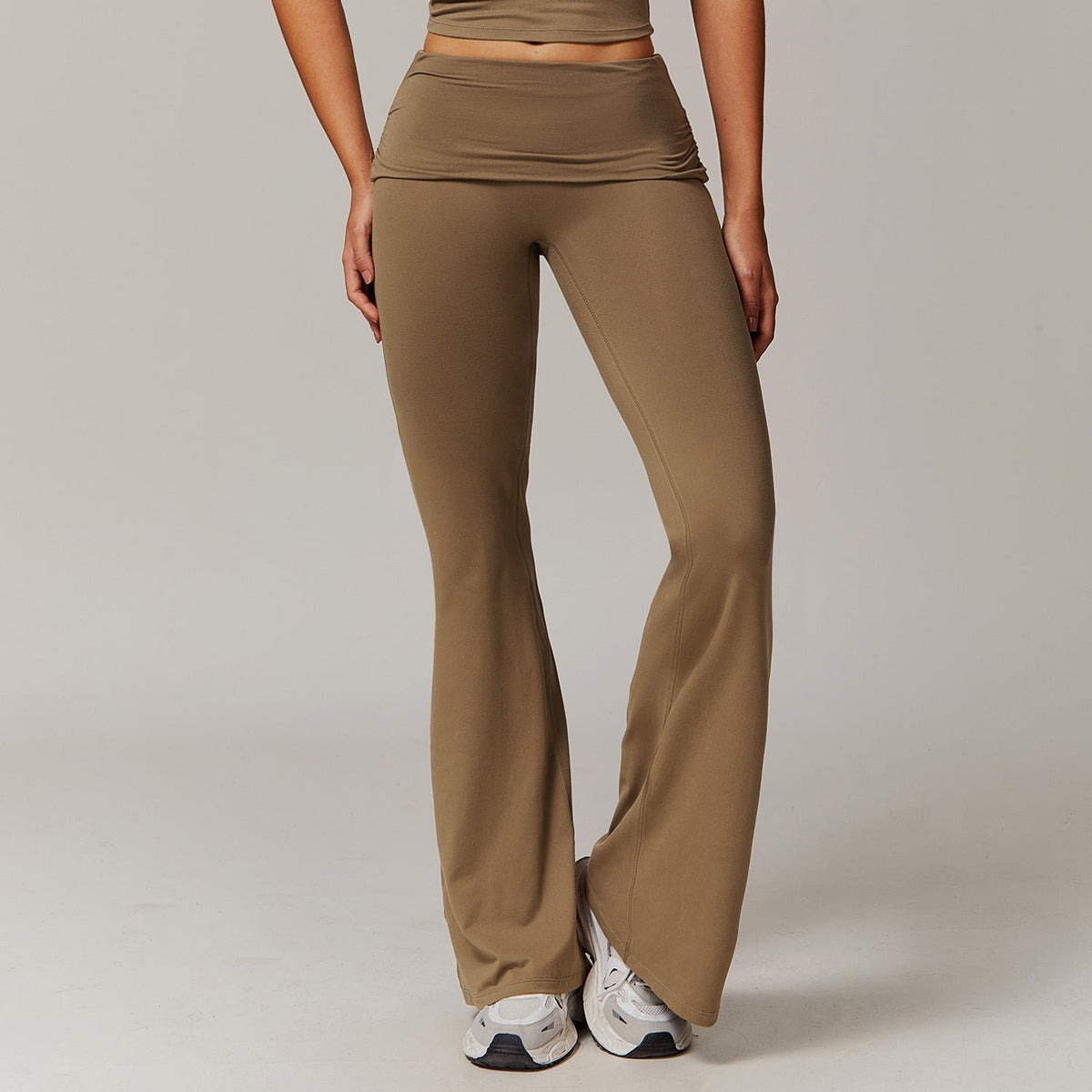Damen High-Waist Flare-Leggings