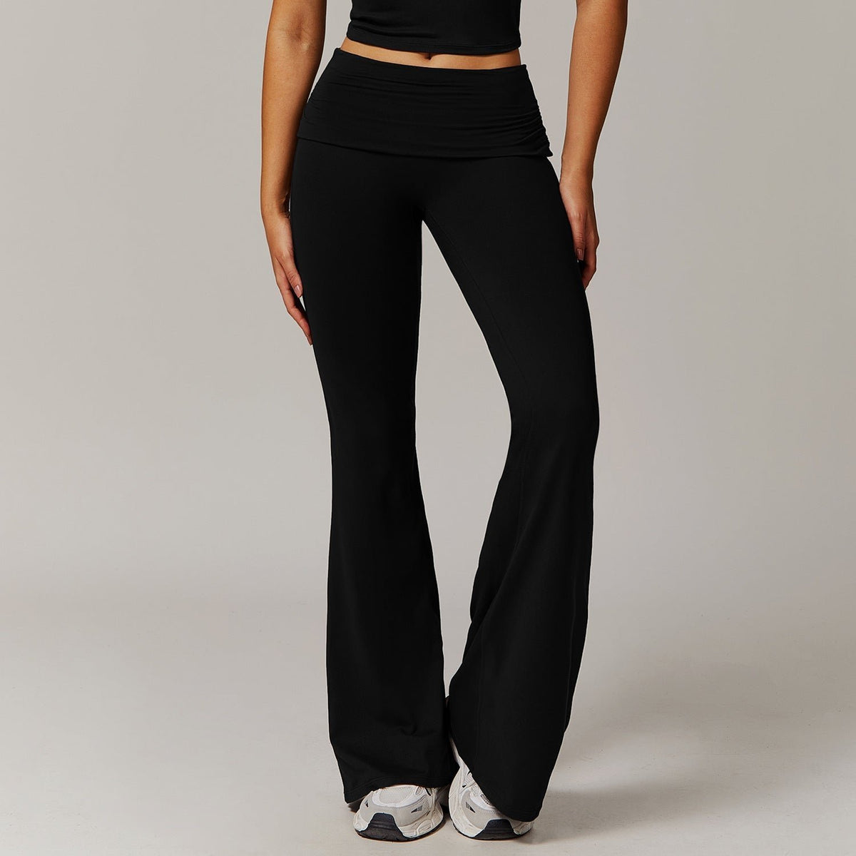Damen High-Waist Flare-Leggings
