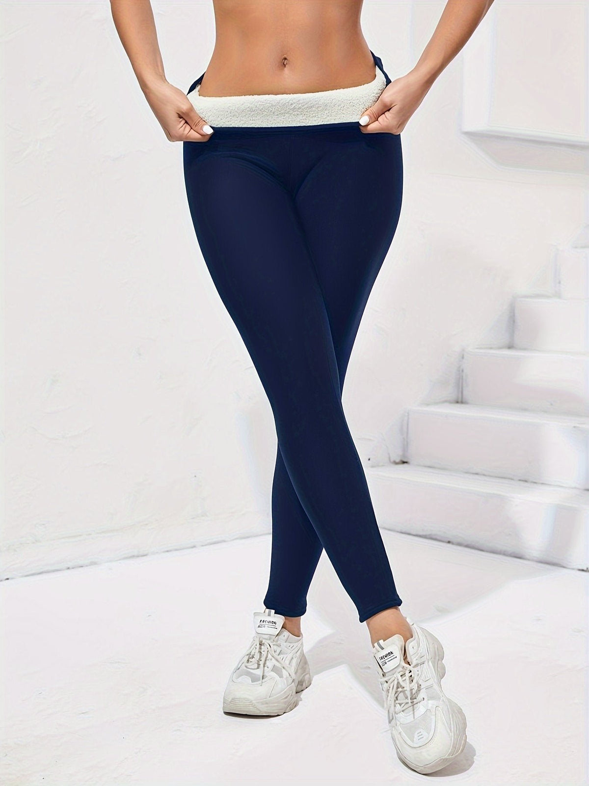 Damen Gemütliche Thermo Leggings