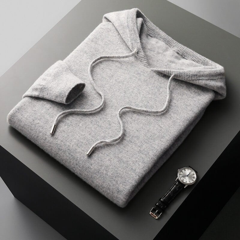 Herren Hoodie aus Wollmischung