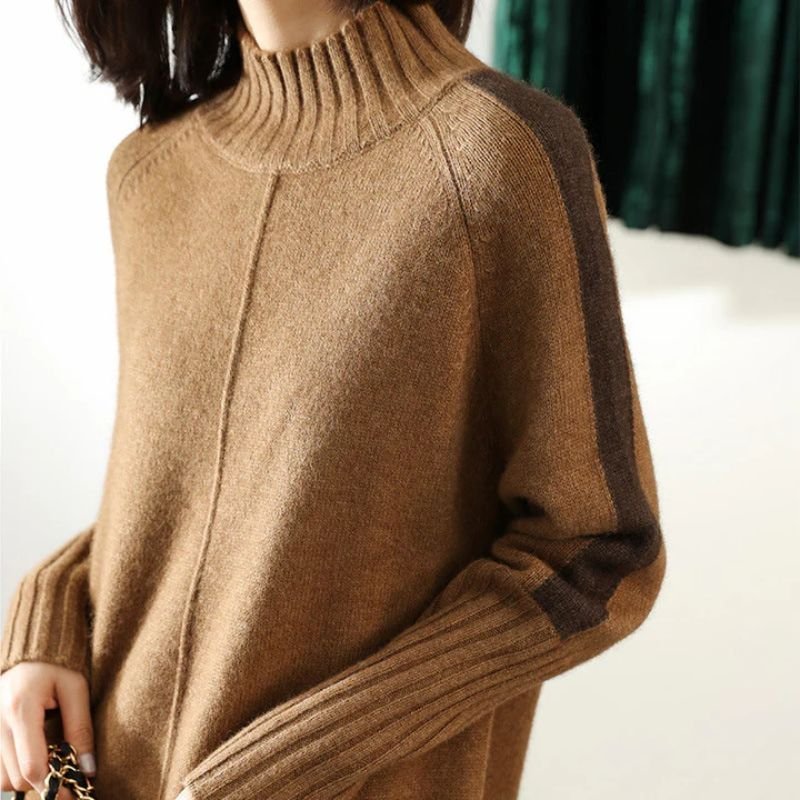 Damen Gemütliches Strickkleid aus Kaschmir-Mischung