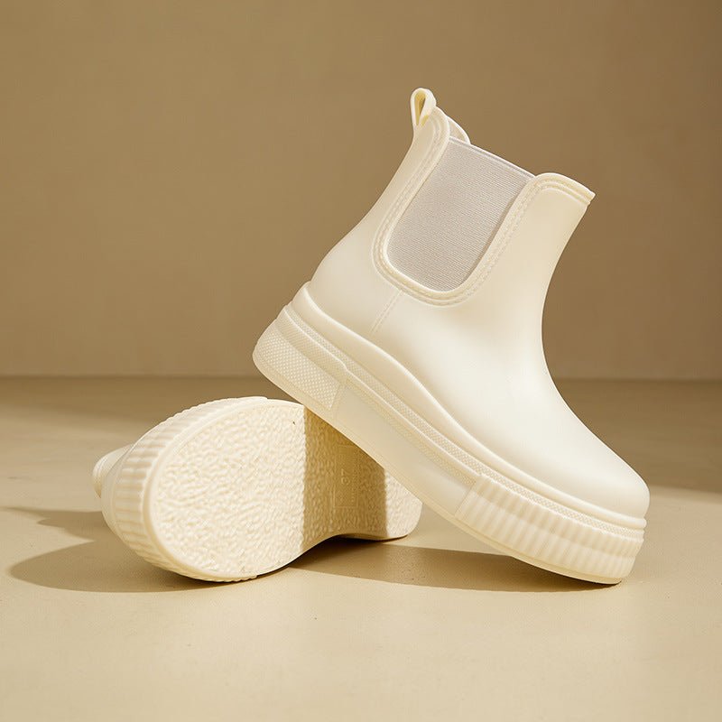 Damen Chelsea Boots mit Plateausohle