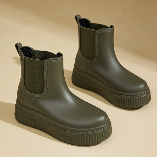 Damen Chelsea Boots mit Plateausohle