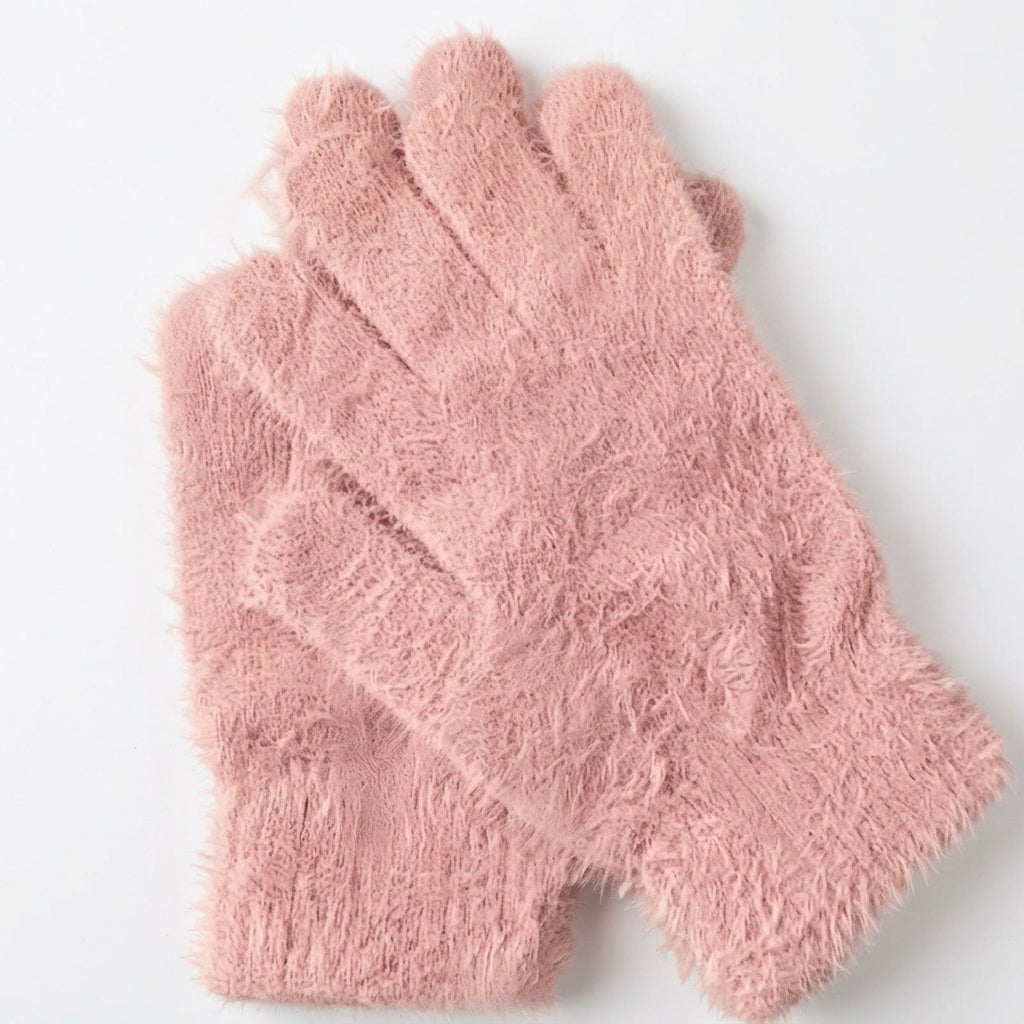 Damen Gemütliche Plüsch-Handschuhe