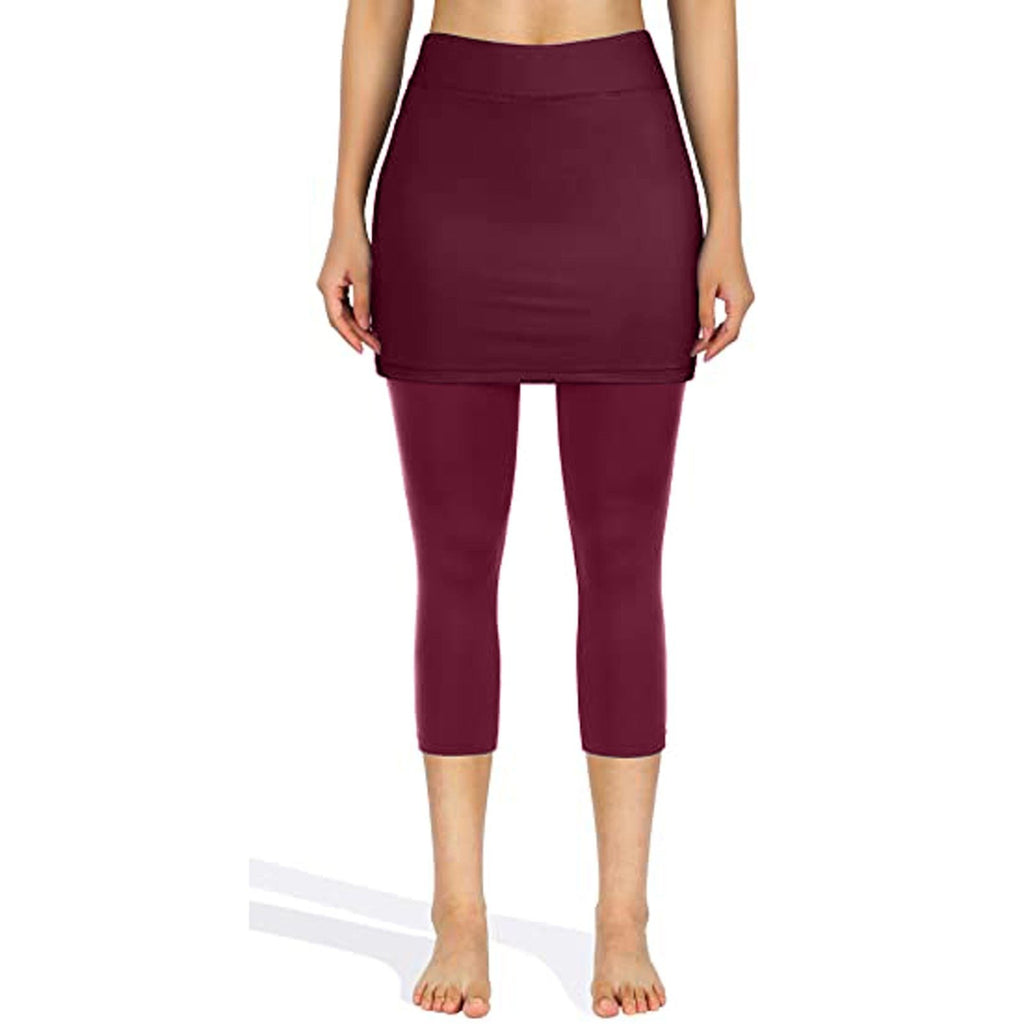 Damen Rock-Leggings mit Seitentaschen
