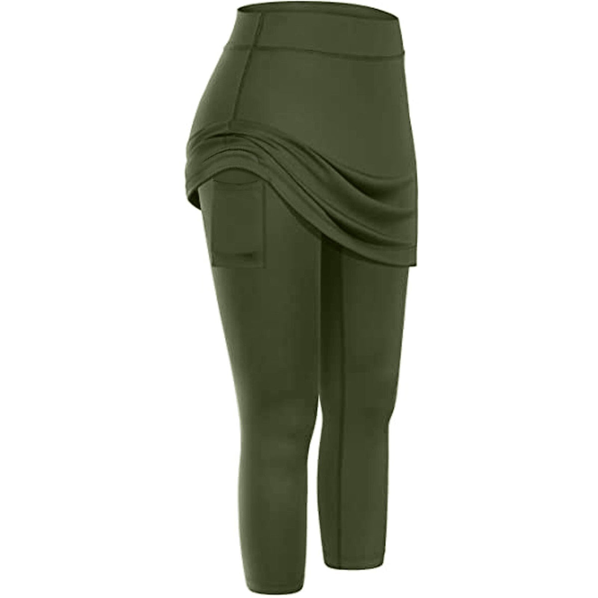 Damen Rock-Leggings mit Seitentaschen