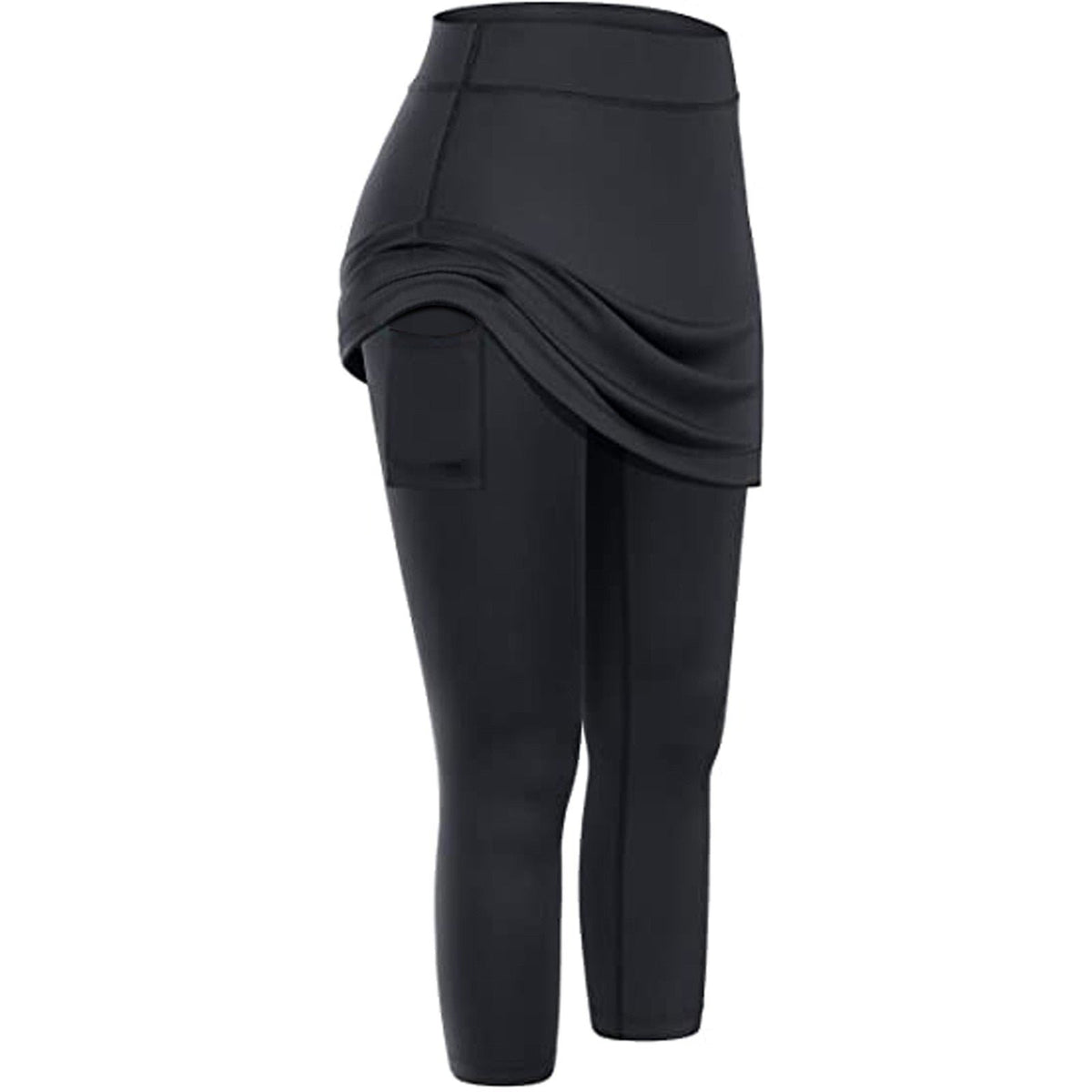 Damen Rock-Leggings mit Seitentaschen