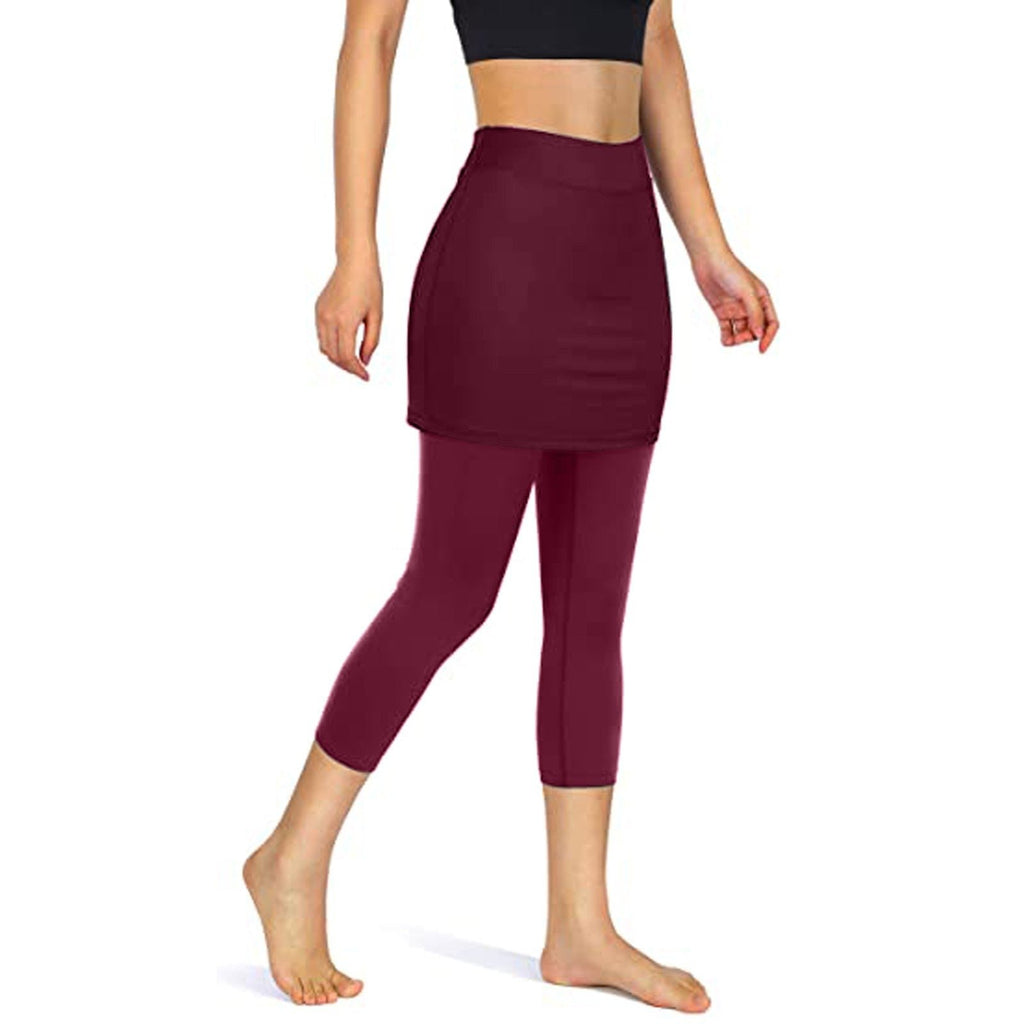 Damen Rock-Leggings mit Seitentaschen