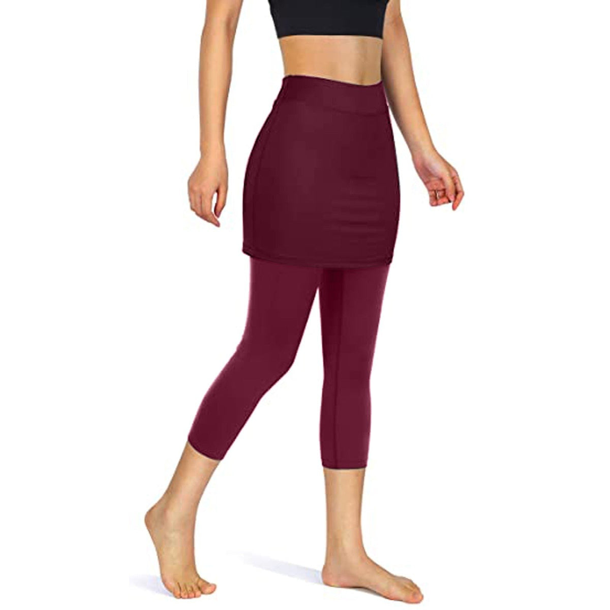 Damen Rock-Leggings mit Seitentaschen