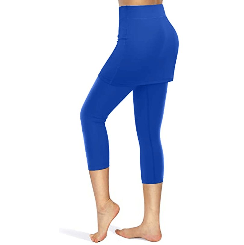 Damen Rock-Leggings mit Seitentaschen