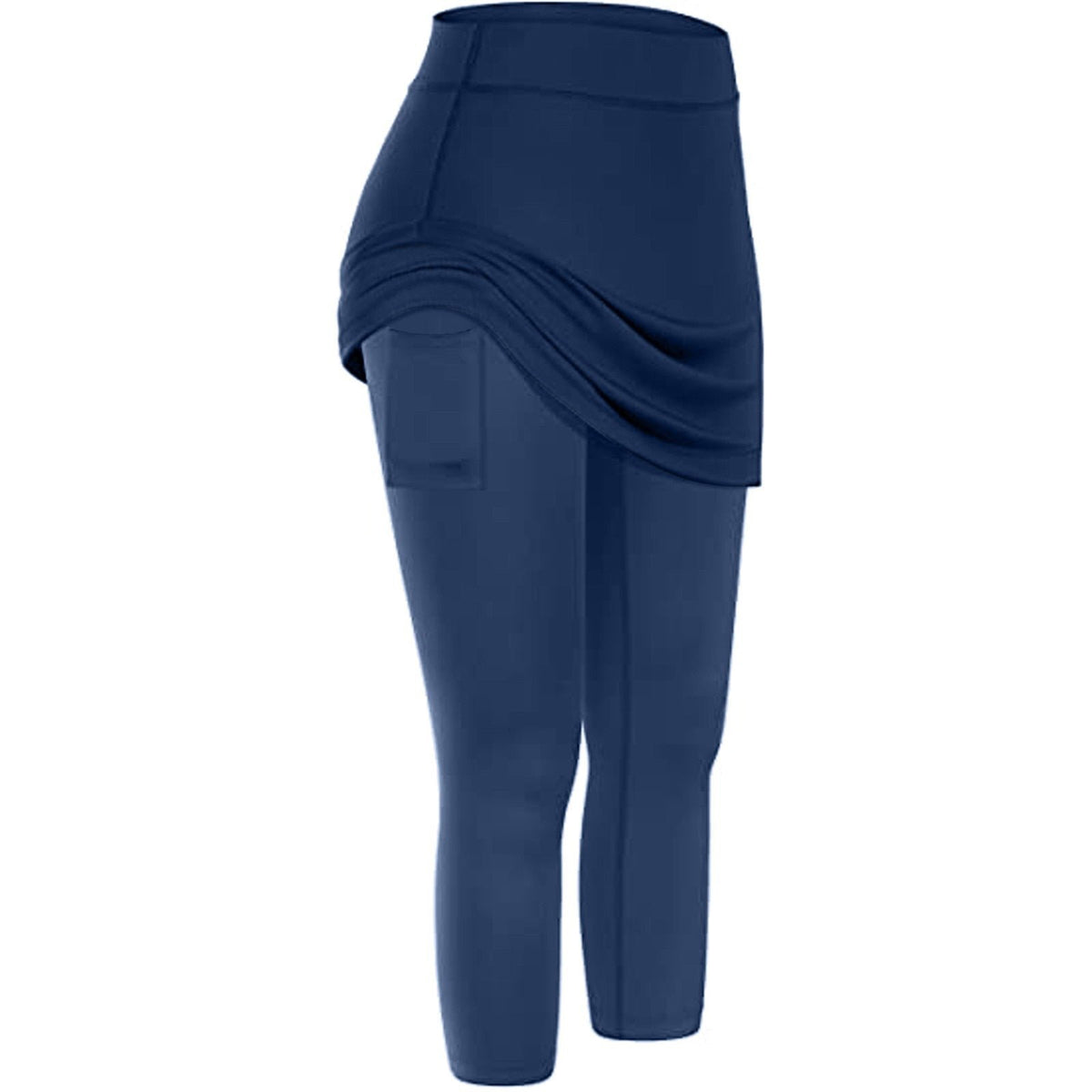 Damen Rock-Leggings mit Seitentaschen