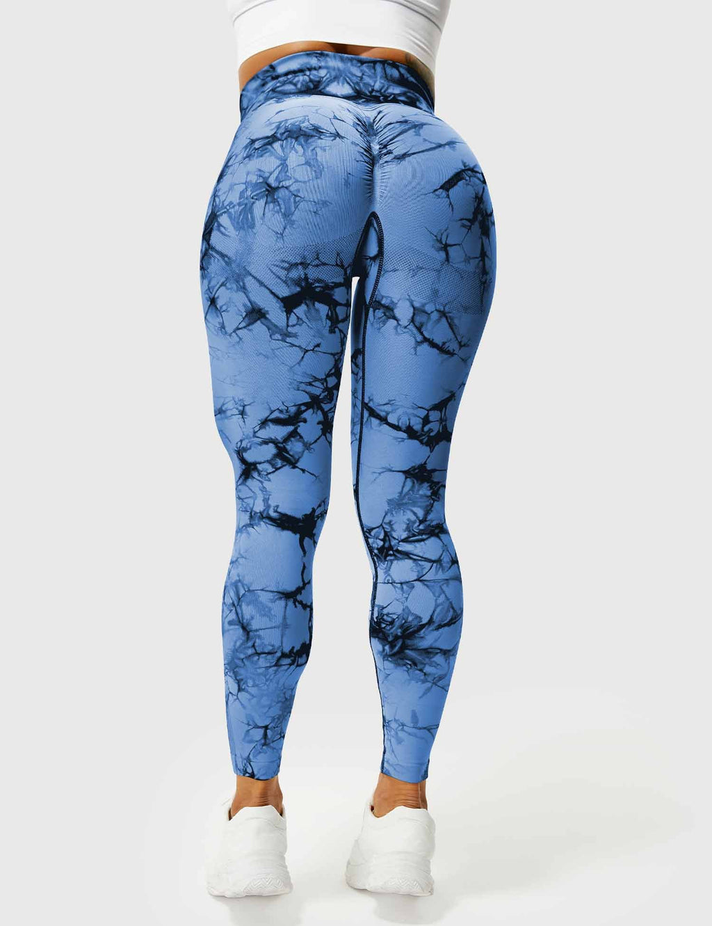 Damen Leggings mit Tie-Dye-Muster