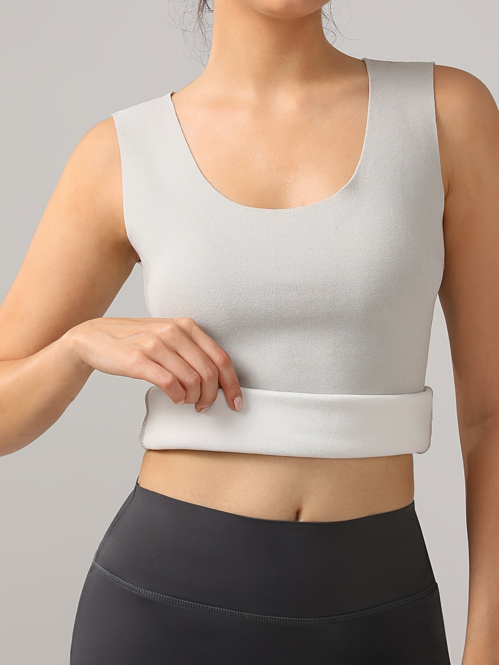 Damen Gemütliches Thermo-Unterhemd mit Fleece-Fütterung