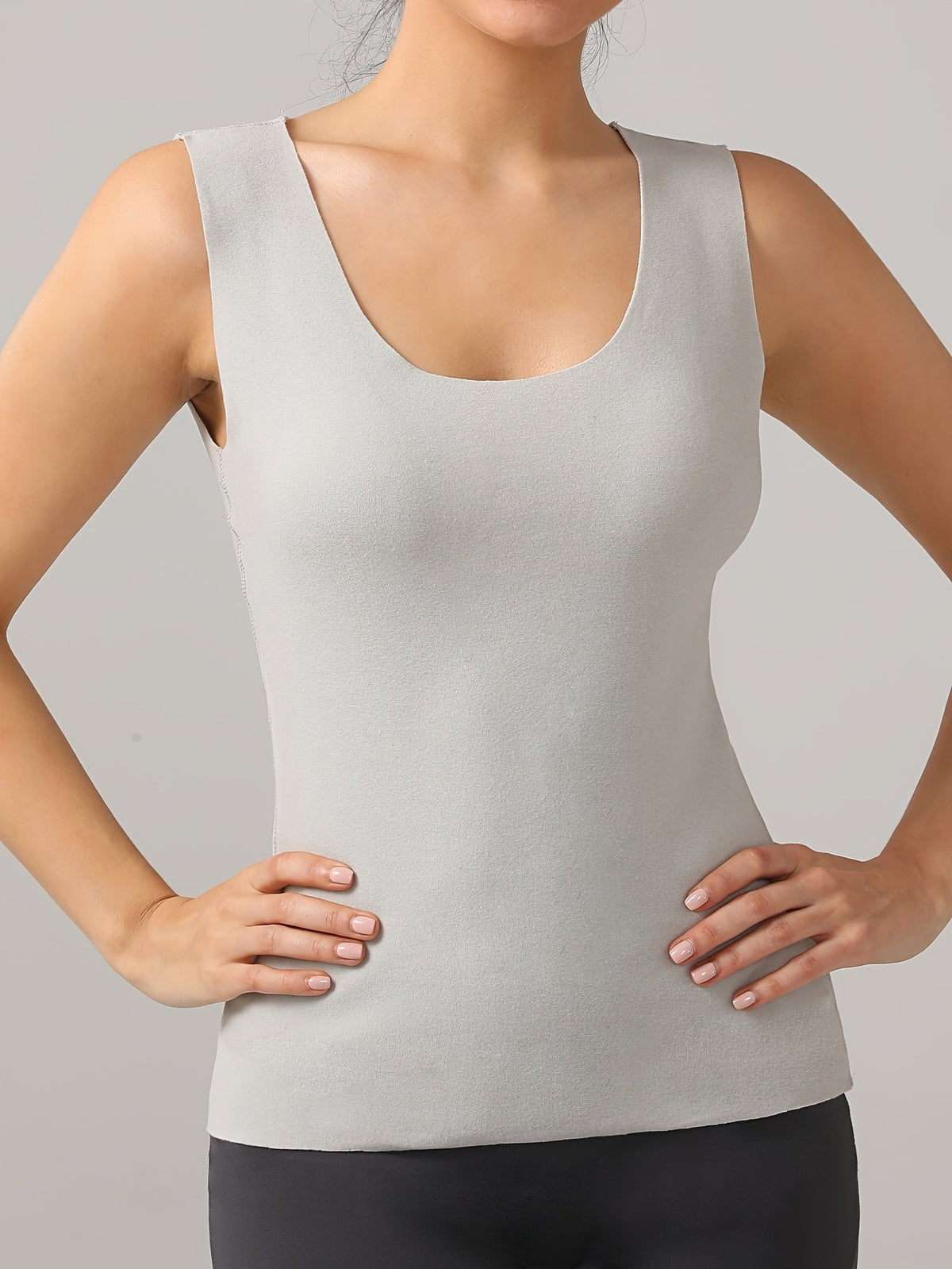Damen Gemütliches Thermo-Unterhemd mit Fleece-Fütterung