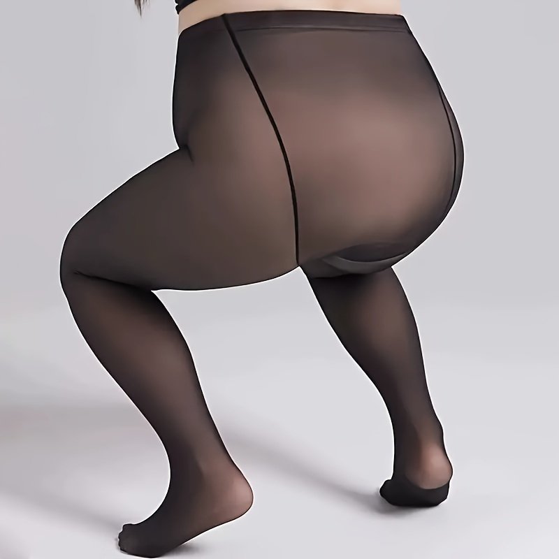 Damen Gemütliche Strumpfhose mit Fleece-Futter