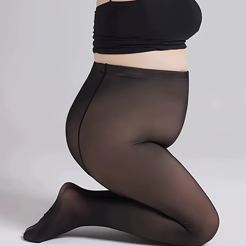Damen Gemütliche Strumpfhose mit Fleece-Futter