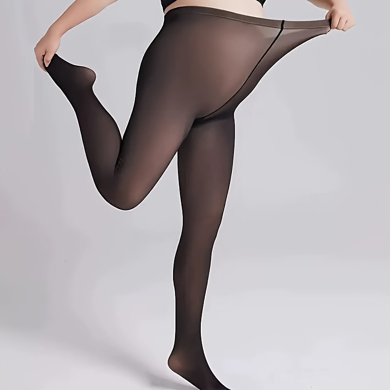 Damen Gemütliche Strumpfhose mit Fleece-Futter