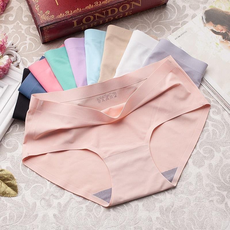 Damen Satin-Slip im 5er-Set