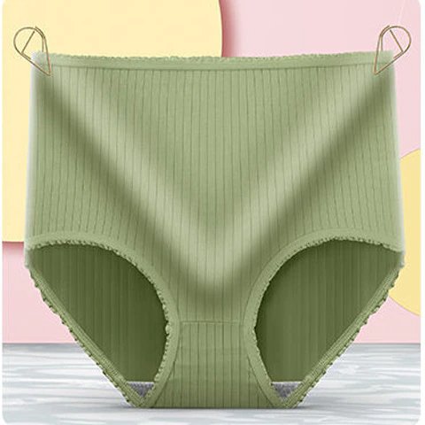 Damen Gemütlicher Slip mit hohem Taillenbund