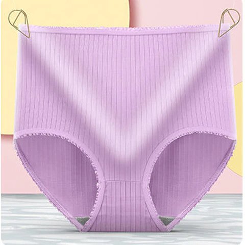 Damen Gemütlicher Slip mit hohem Taillenbund