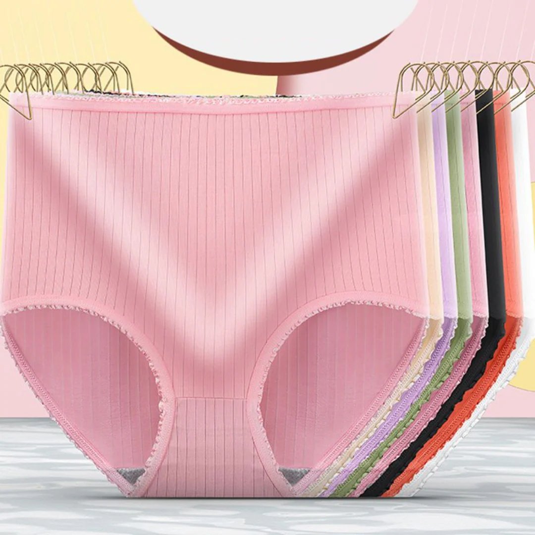 Damen Gemütlicher Slip mit hohem Taillenbund
