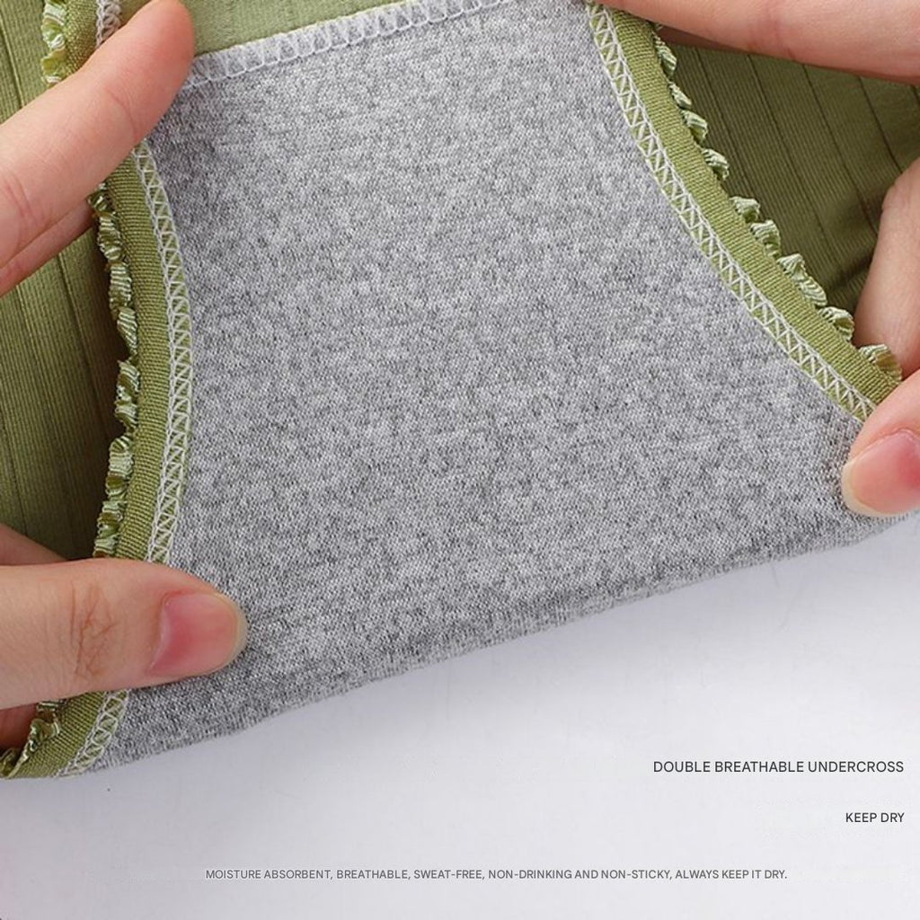 Damen Gemütlicher Slip mit hohem Taillenbund