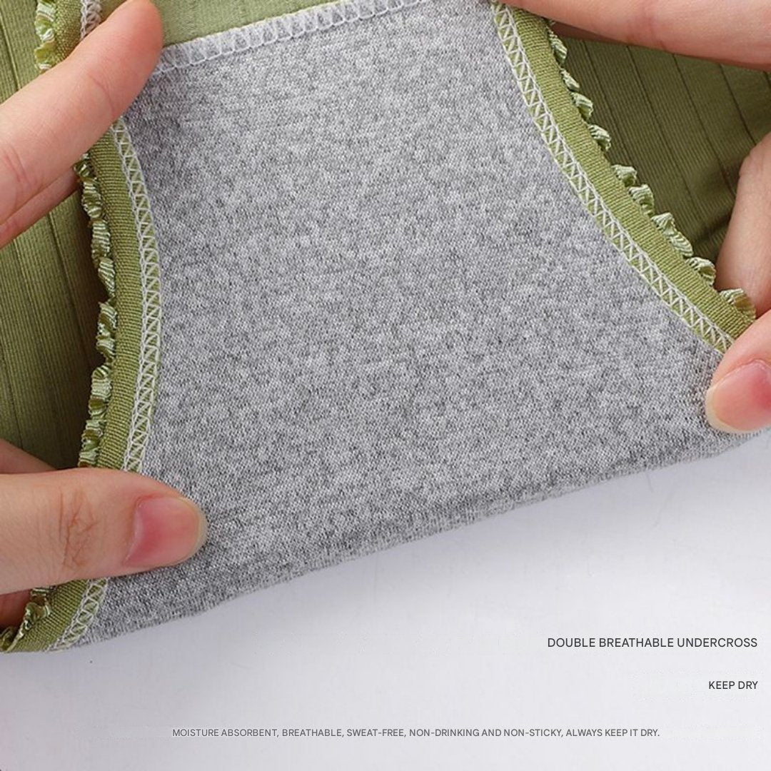Damen Gemütlicher Slip mit hohem Taillenbund