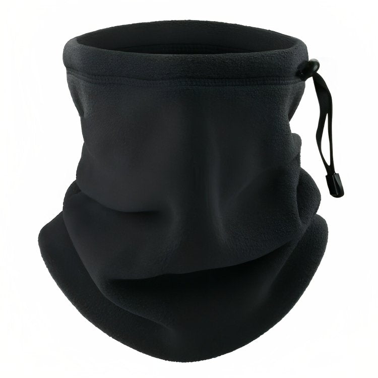 Unisex Fleece-Loop-Schal mit Kordelzug