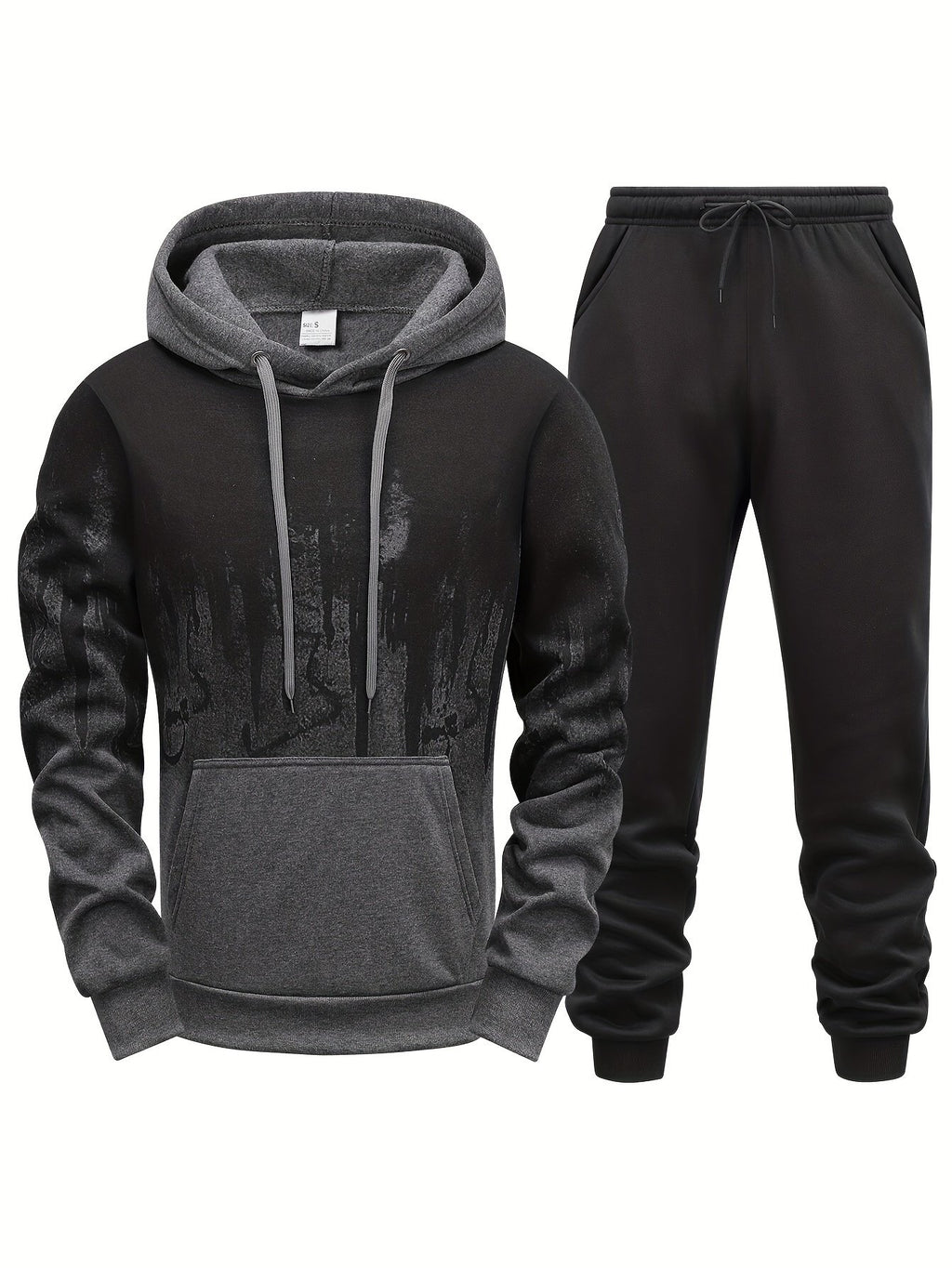 Herren Lässiges Hoodie-Set mit Jogginghose