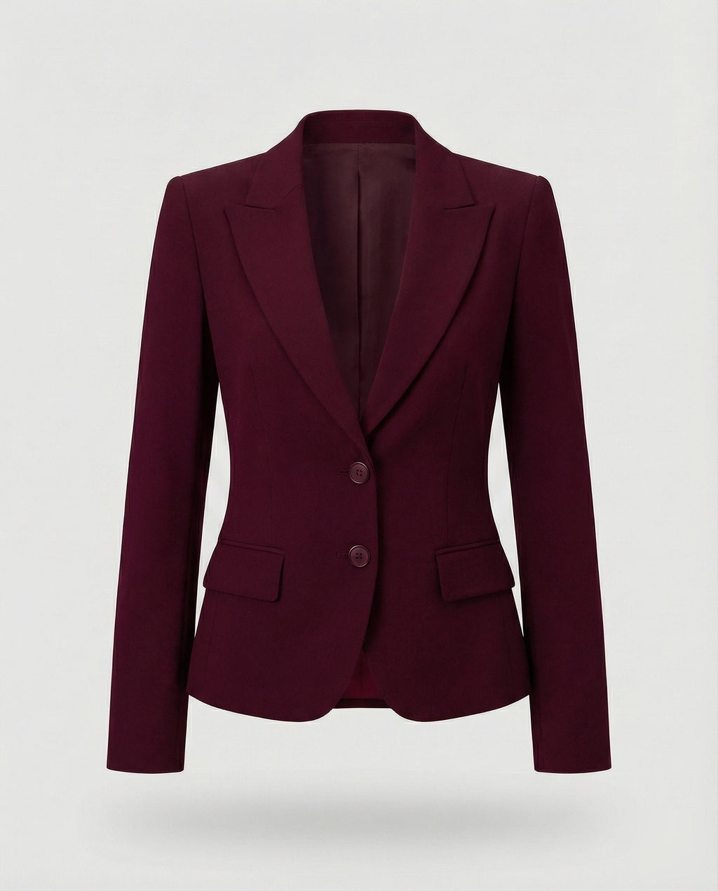 Damen Eleganter Blazer mit Zweiknopf-Verschluss