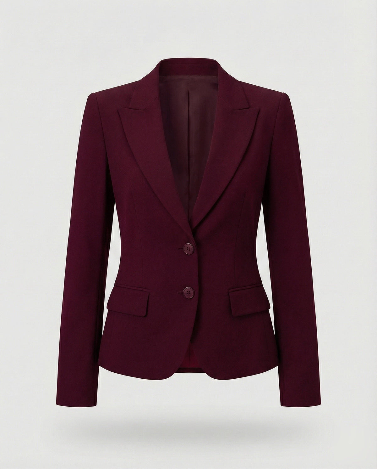 Damen Eleganter Blazer mit Zweiknopf-Verschluss