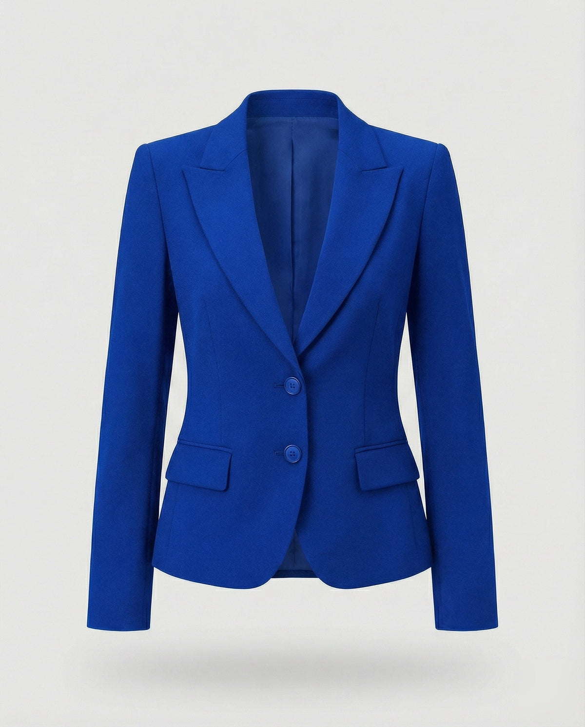 Damen Eleganter Blazer mit Zweiknopf-Verschluss