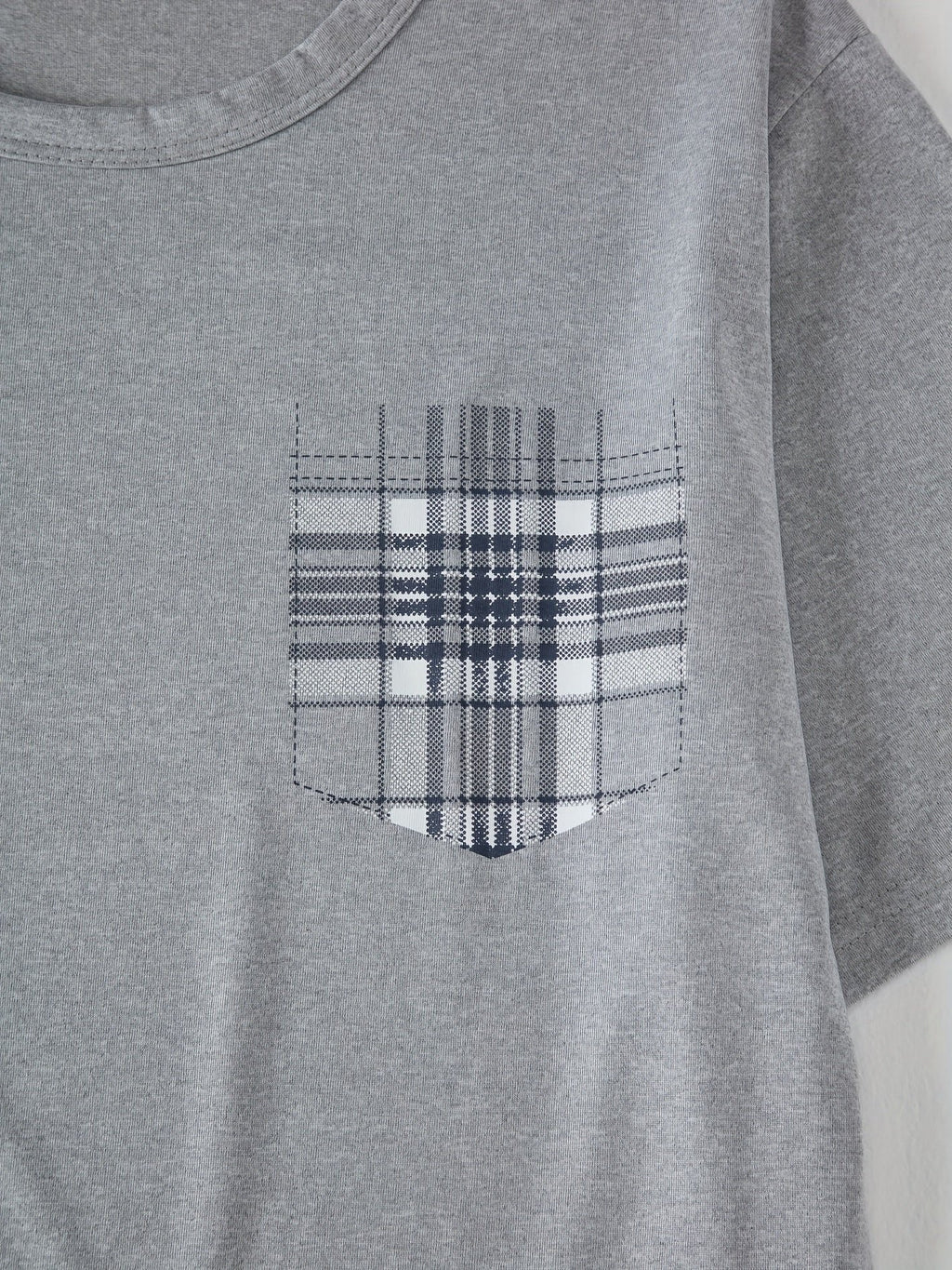Herren Lässiges Pyjama-Set mit Karomuster