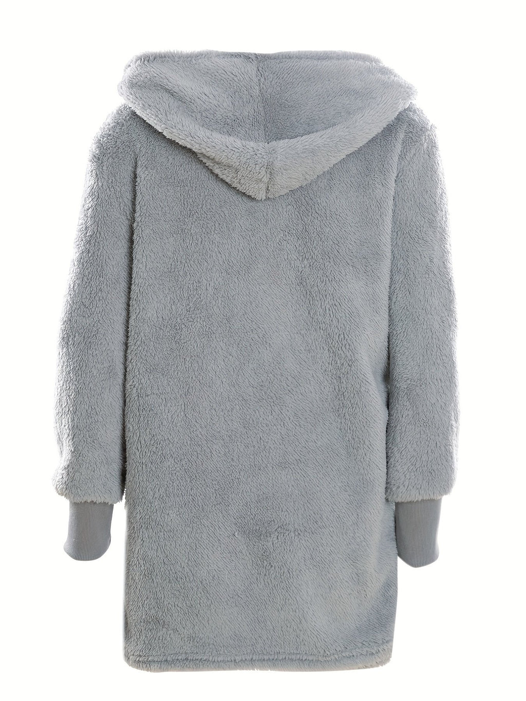 Damen Flauschiges Loungewear-Set mit Kapuze