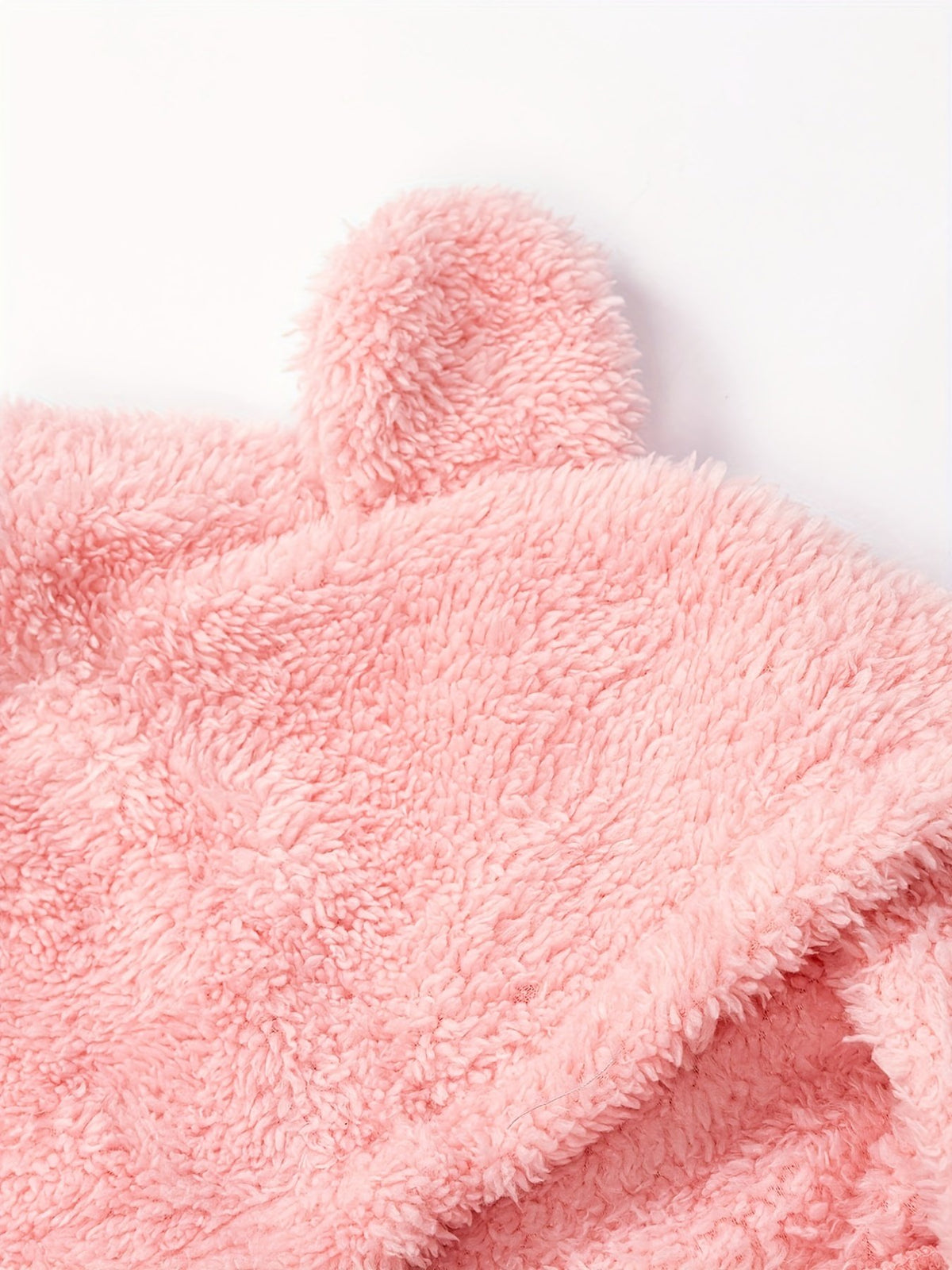 Damen Gemütlicher Fleece-Overall mit Bärenohren-Kapuze