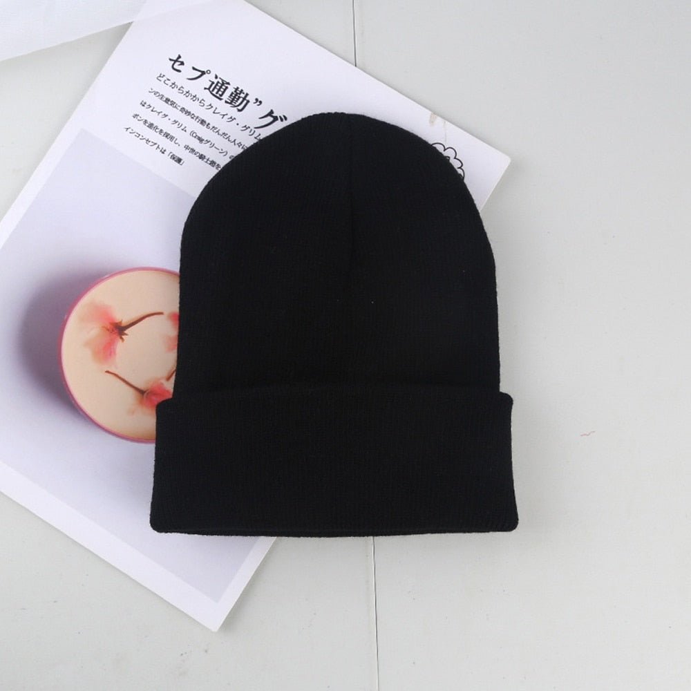 Herren Beanie aus Kaschmir-Mischung mit Umschlagbund