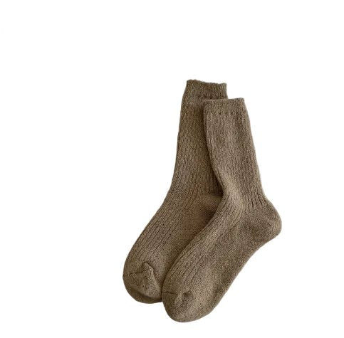 Damen Kuschelige Strick-Socken