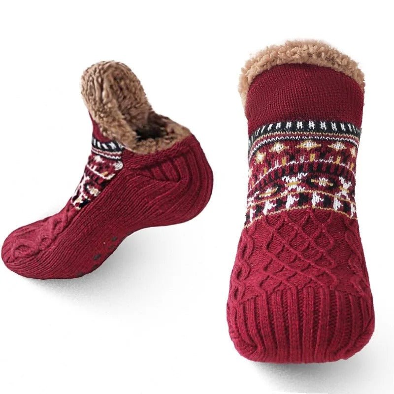 Damen Kuschelige Thermosocken mit Kunstfellfutter