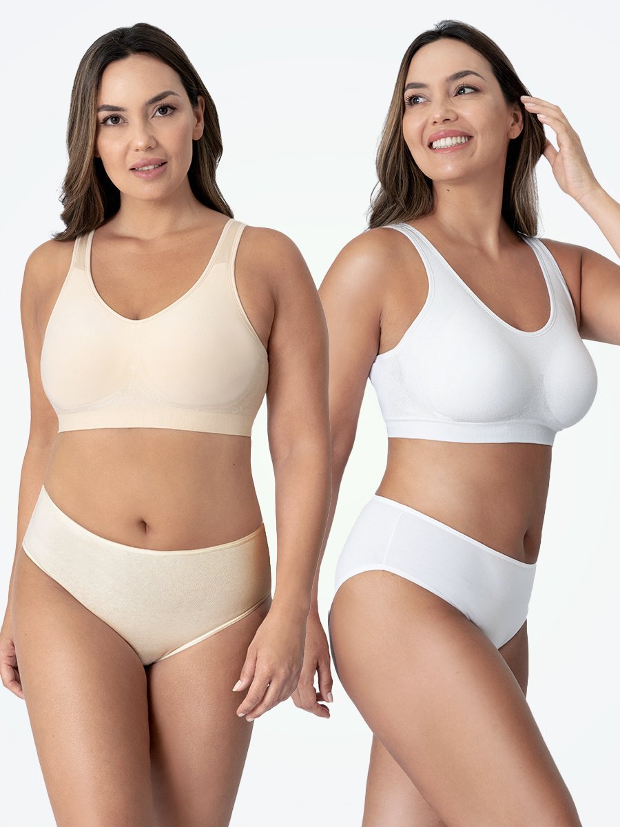 Damen Figurformender Sport-BH ohne Bügel