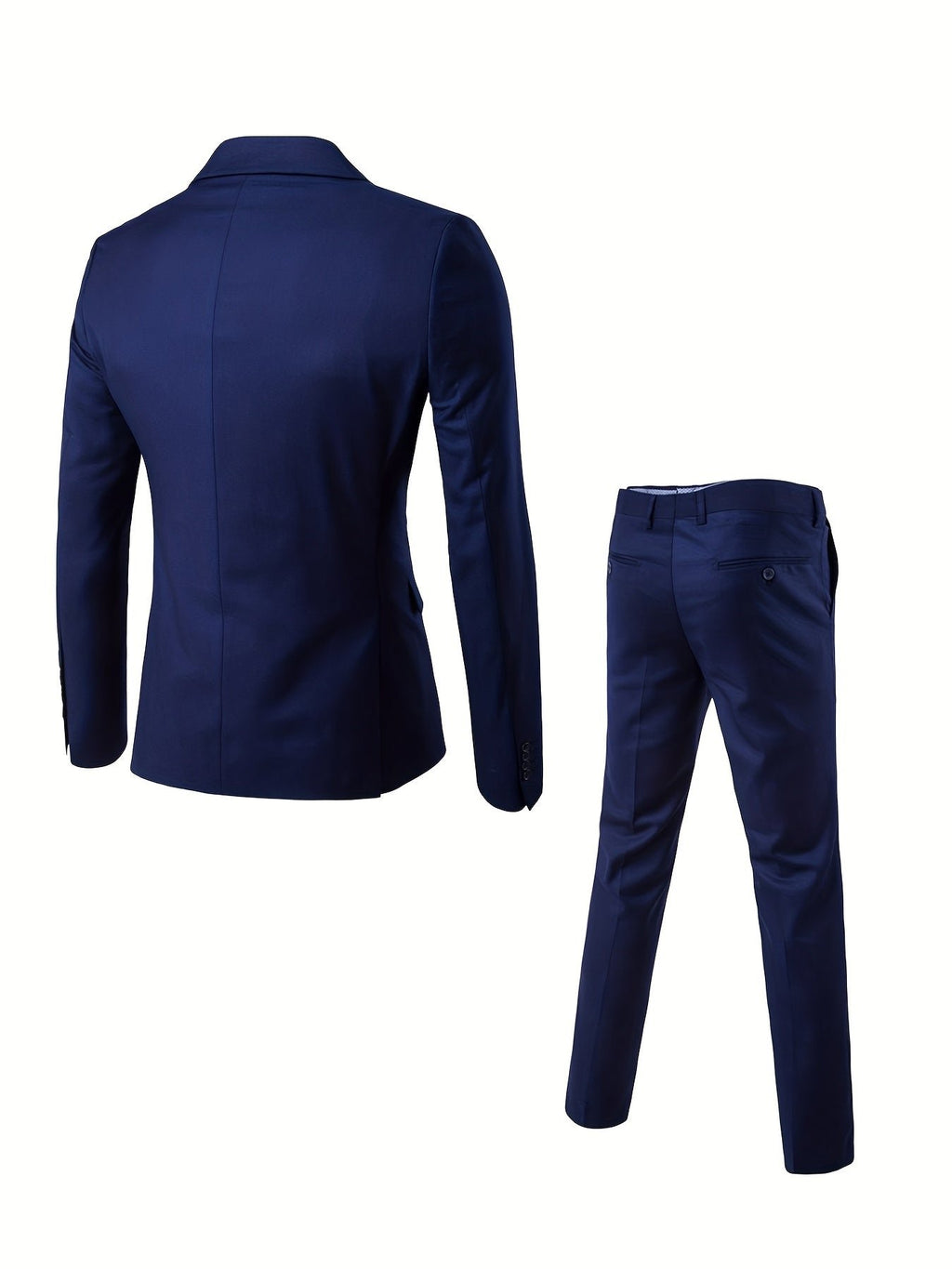 Herren Eleganter Zweiteiliger Slim-Fit Anzug