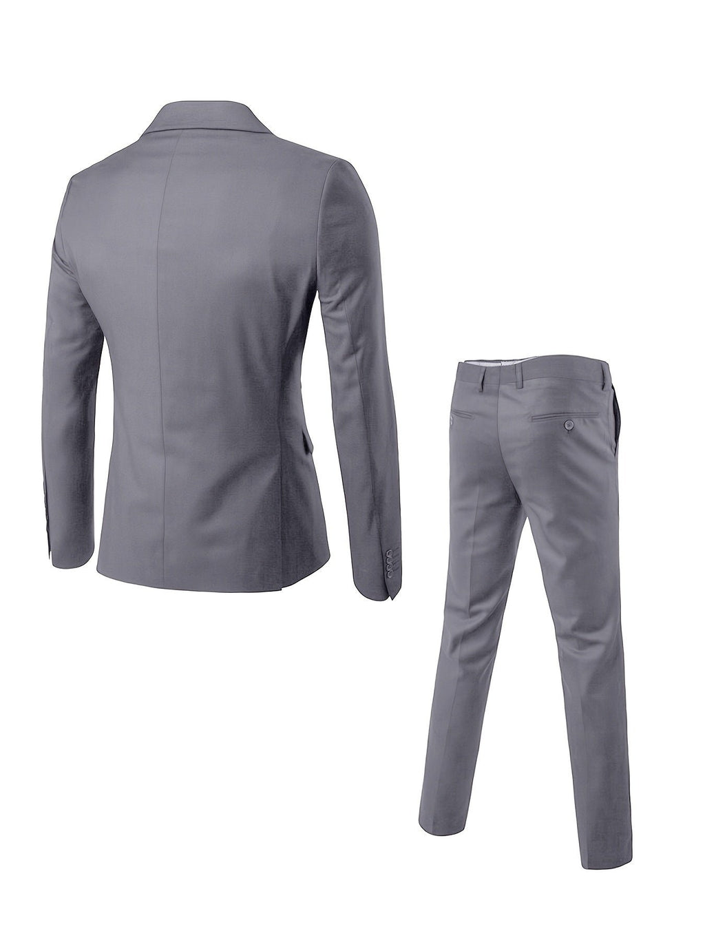 Herren Eleganter Zweiteiliger Slim-Fit Anzug