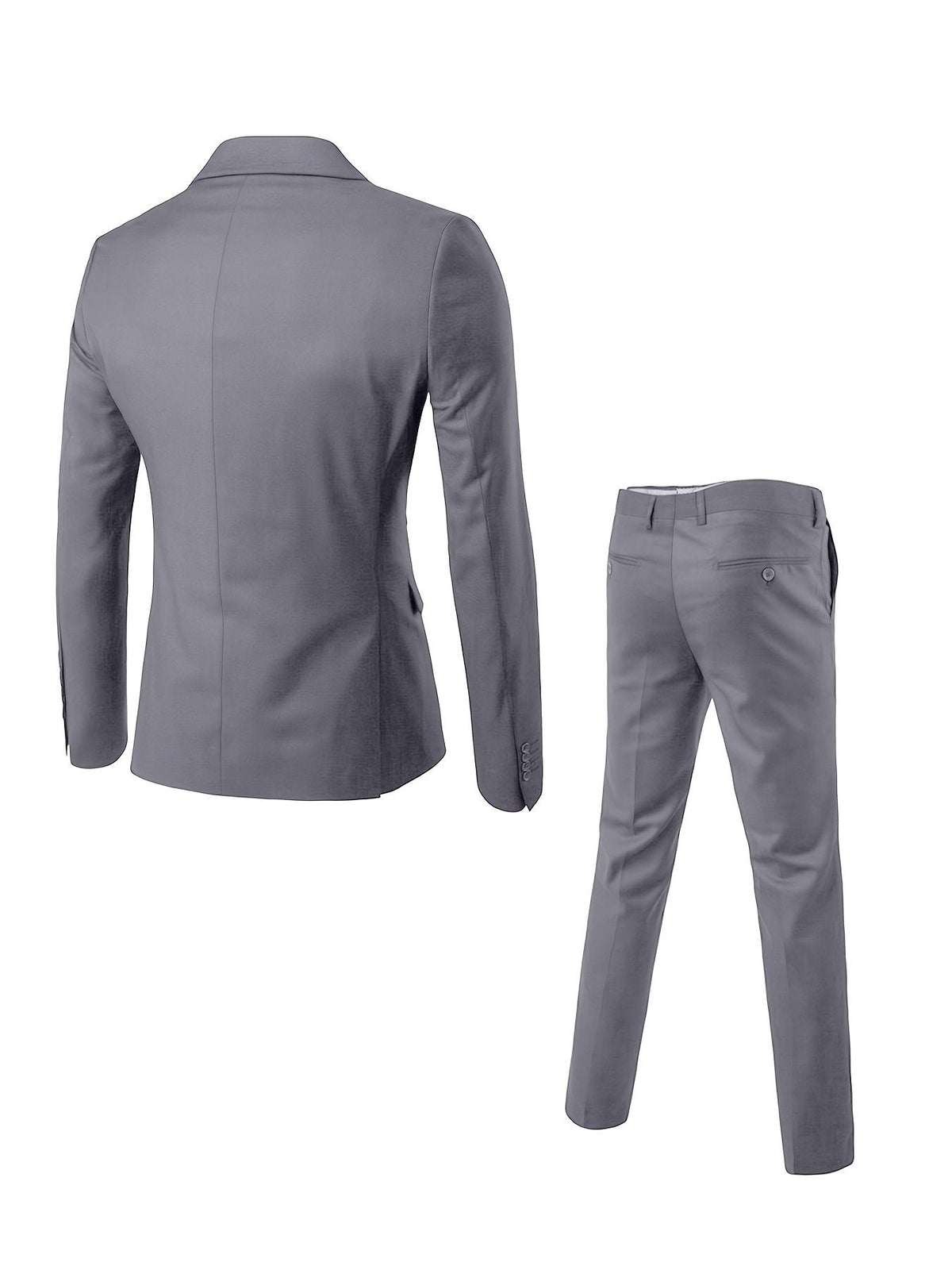 Herren Eleganter Zweiteiliger Slim-Fit Anzug