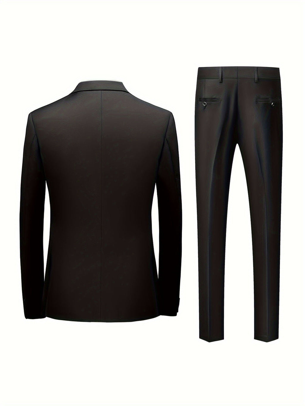 Herren Eleganter Zweiteiliger Slim-Fit Anzug