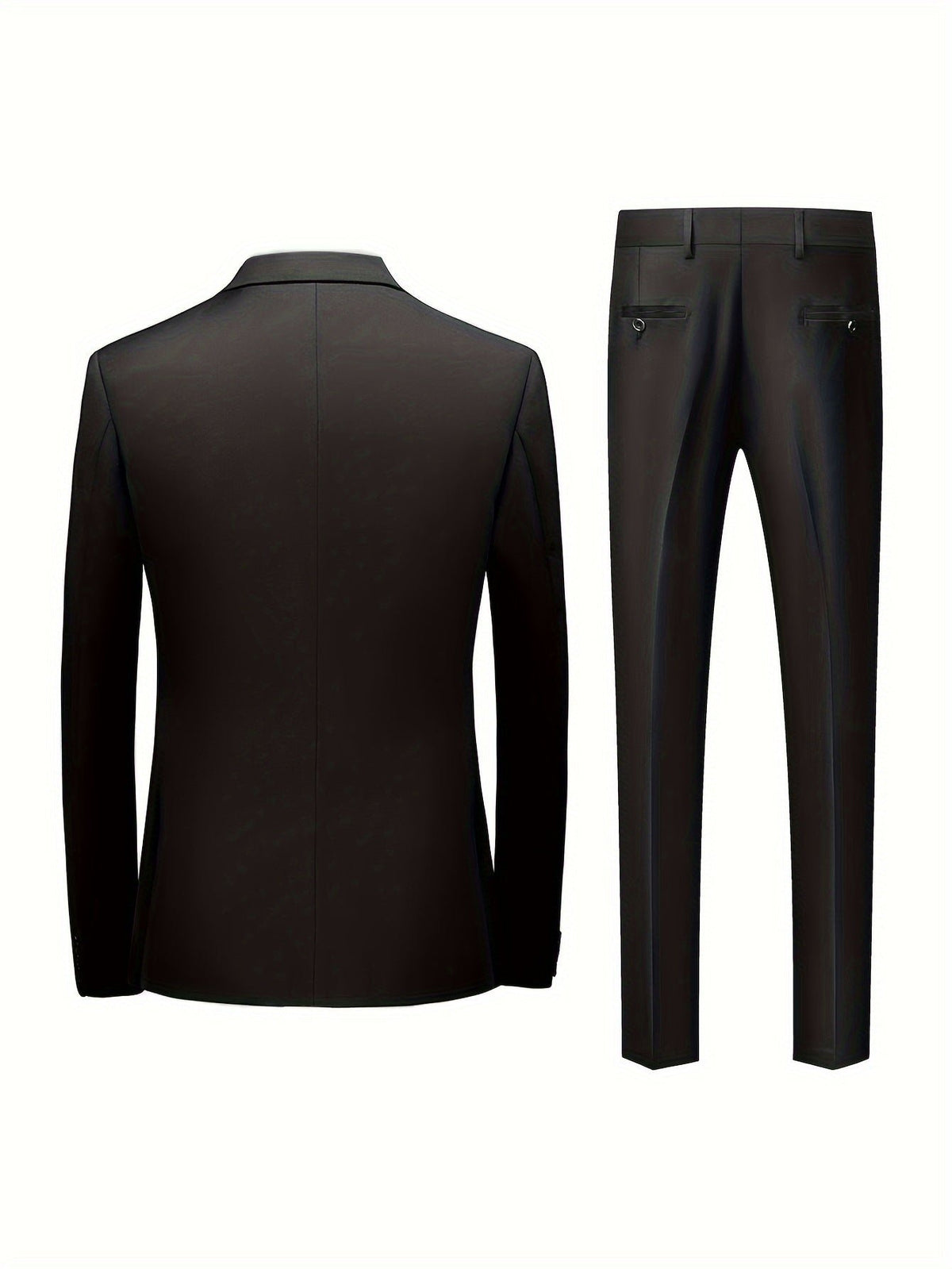 Herren Eleganter Zweiteiliger Slim-Fit Anzug