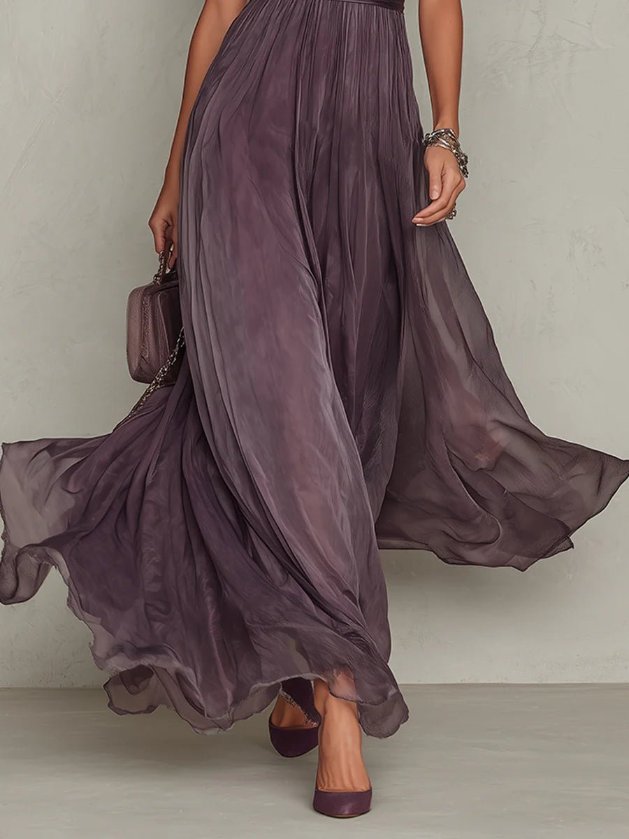 Damen Raffiniertes Abendkleid mit Spitzenbesatz